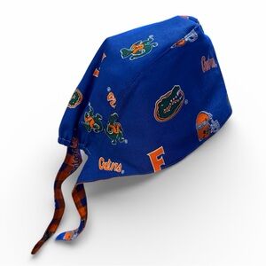 Hand Crafted Surgical Scrub Cap Unisex Classic Style Cotton Tie Back Reversible